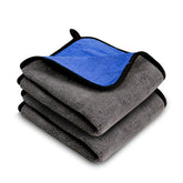 Robustt Multipurpose Microfiber Cleaning Towel Cloth (800 GSM, Blue)